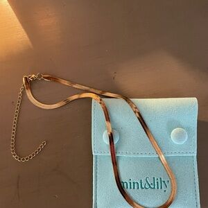 Mint & Lily Gold-Tone Chain Necklace